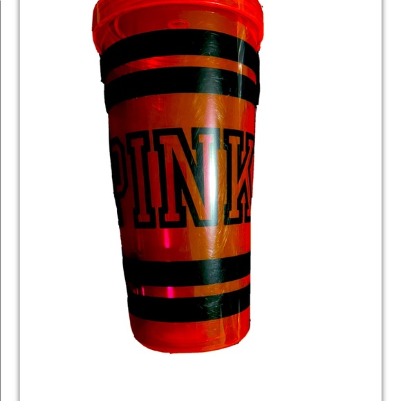 PINK Victoria's Secret Kitchen Pink Victoria Secret Tumbler Cup New